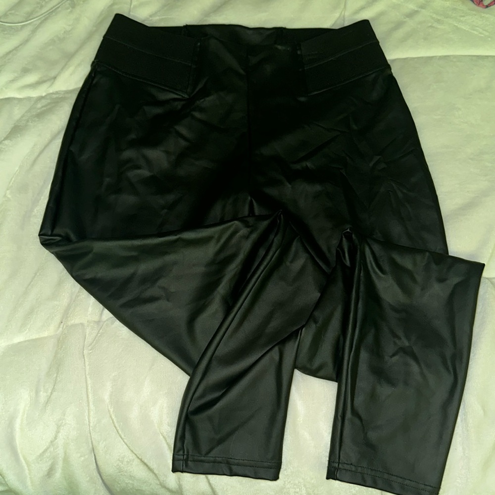 Pat n leather pants